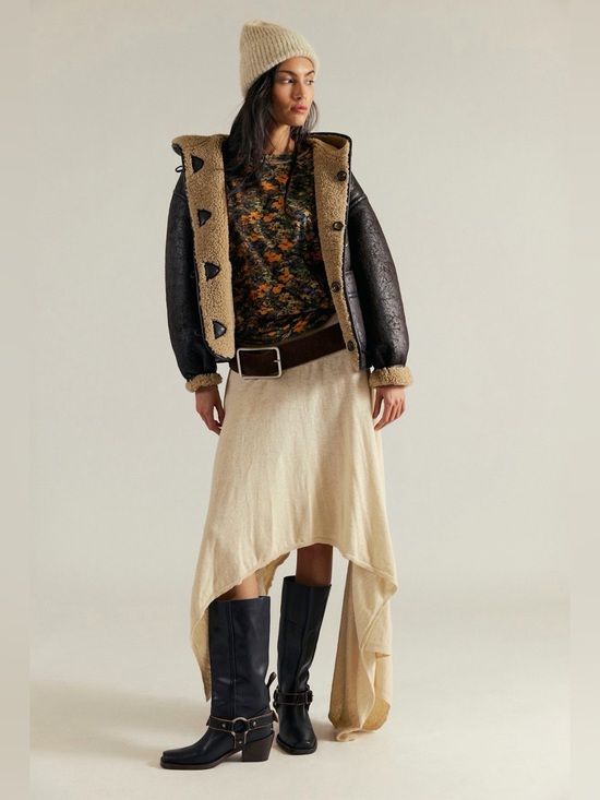 Free People Dresses & Skirts - NWT Free People free-est Summer Sand Indigo Sweater Skirt Size XS